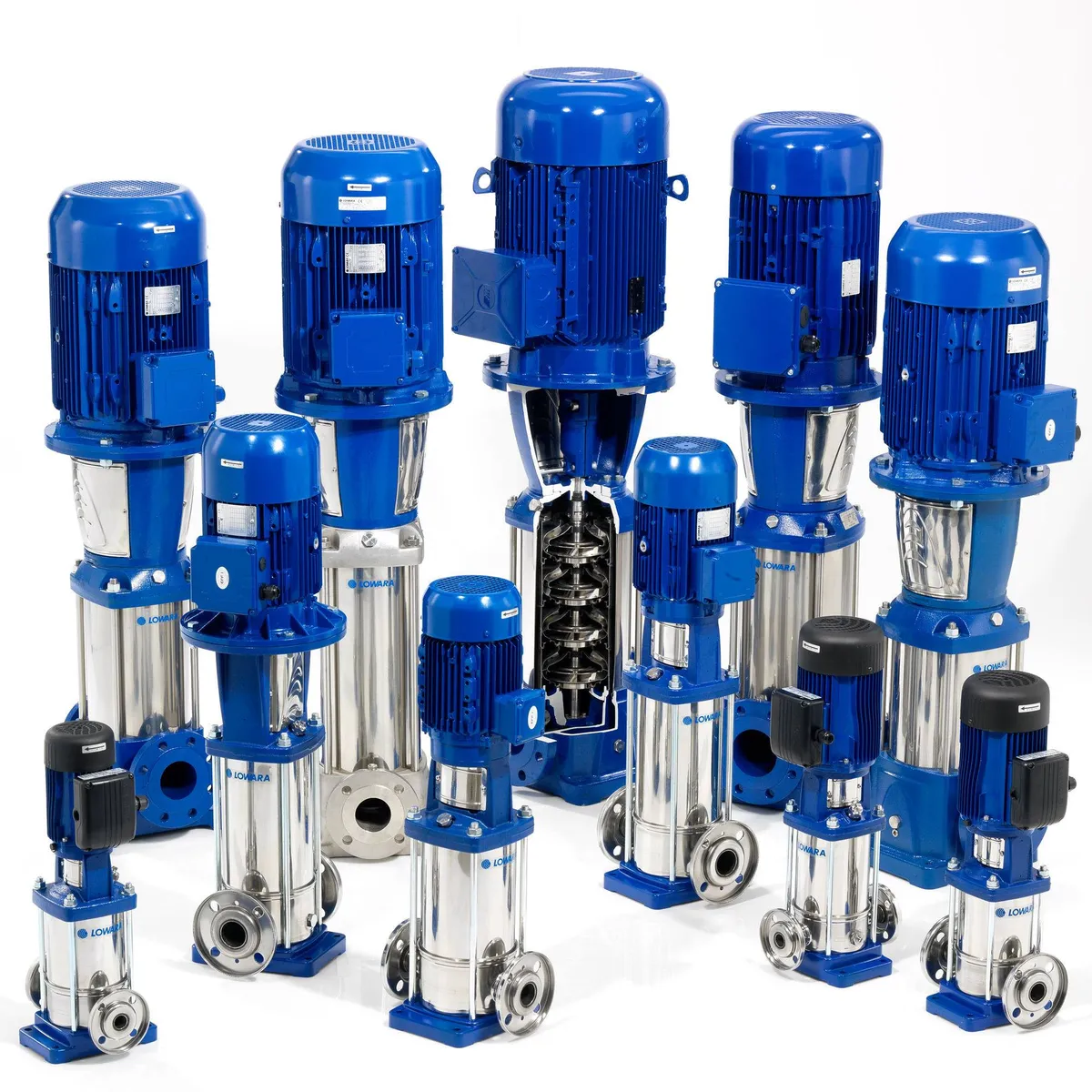 Lowara vertical pumps industrial equipment